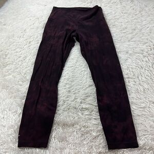 Lululemon Align Pant *Diamond Dye Diamond Dye Cassis Black